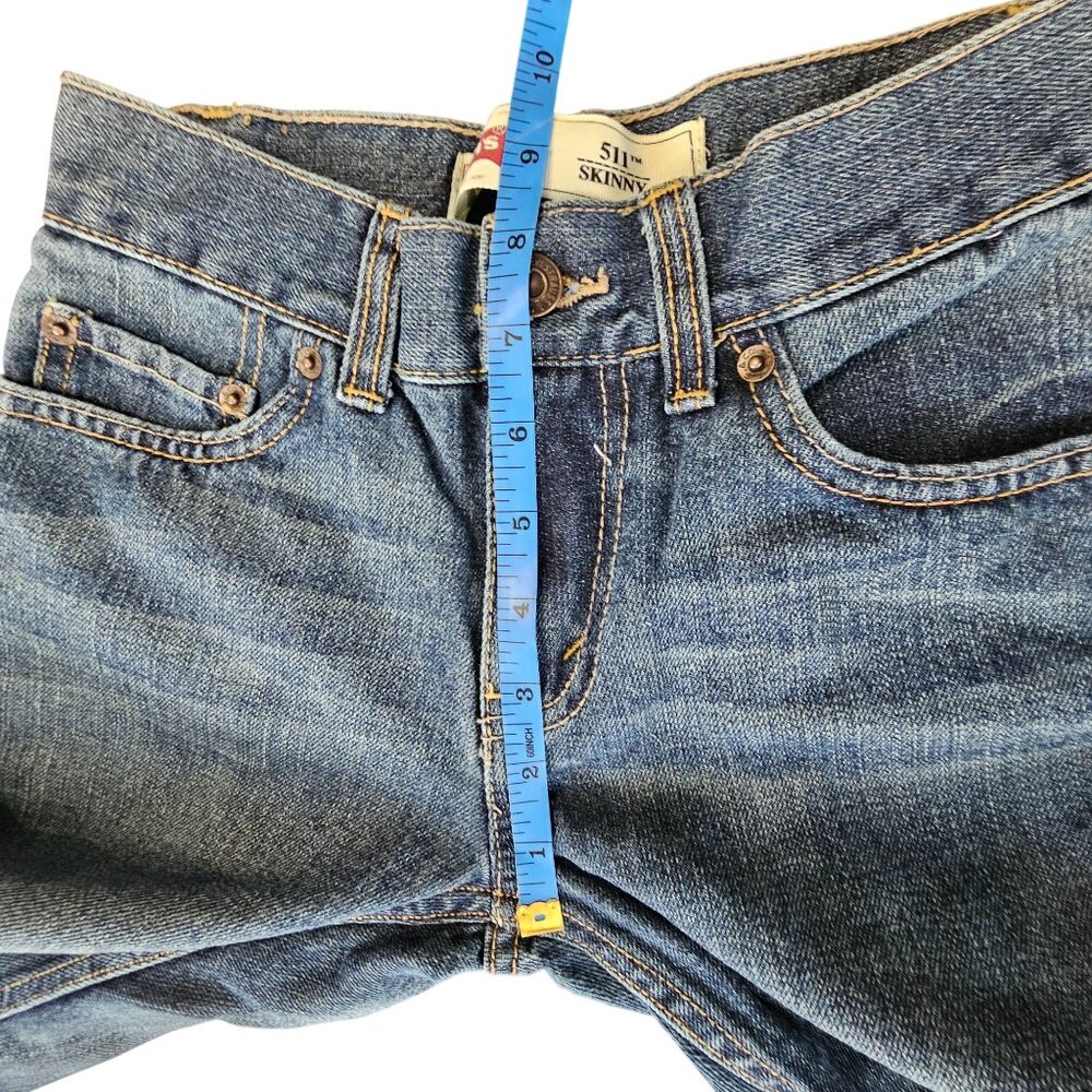 Levi's 511 Skinny kids unisex Jeans size 25x25 or 10R - Picture 6 of 9